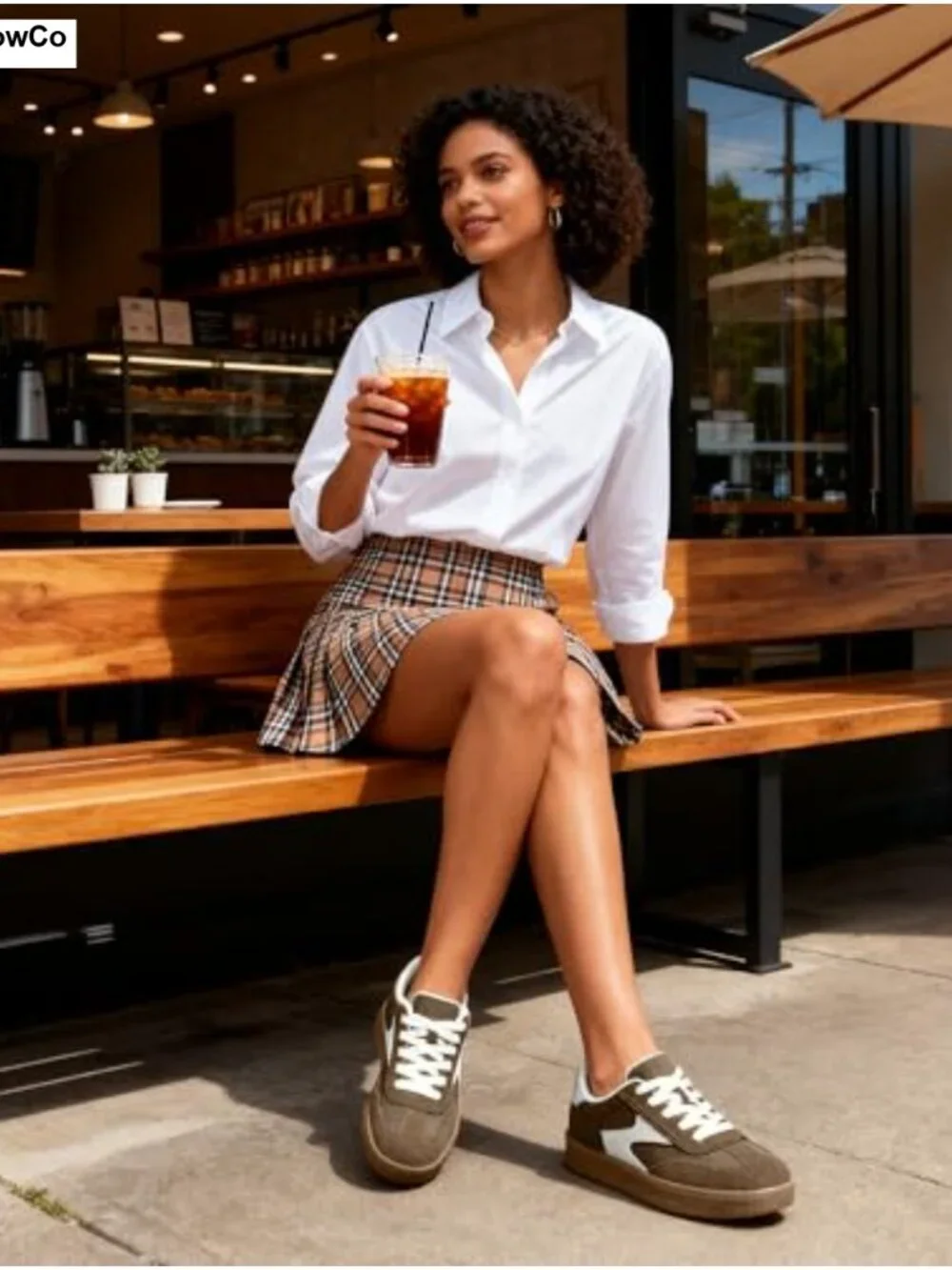 Women's Fashion Sneakers - Genuine Suede Retro Gum Sole Lace-Up Casual Tennis